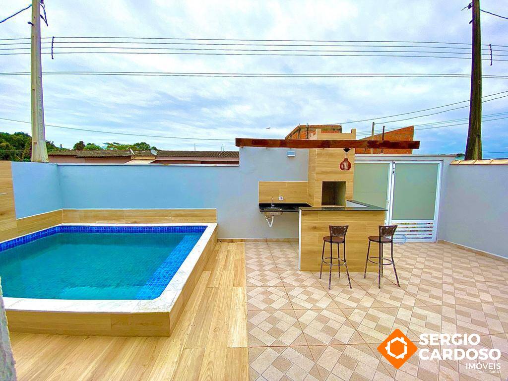 CASA SEMI NOVA 3 QUARTOS COM PISCINA E ESPAÇO GOURMET! ITANHAÉM/SP