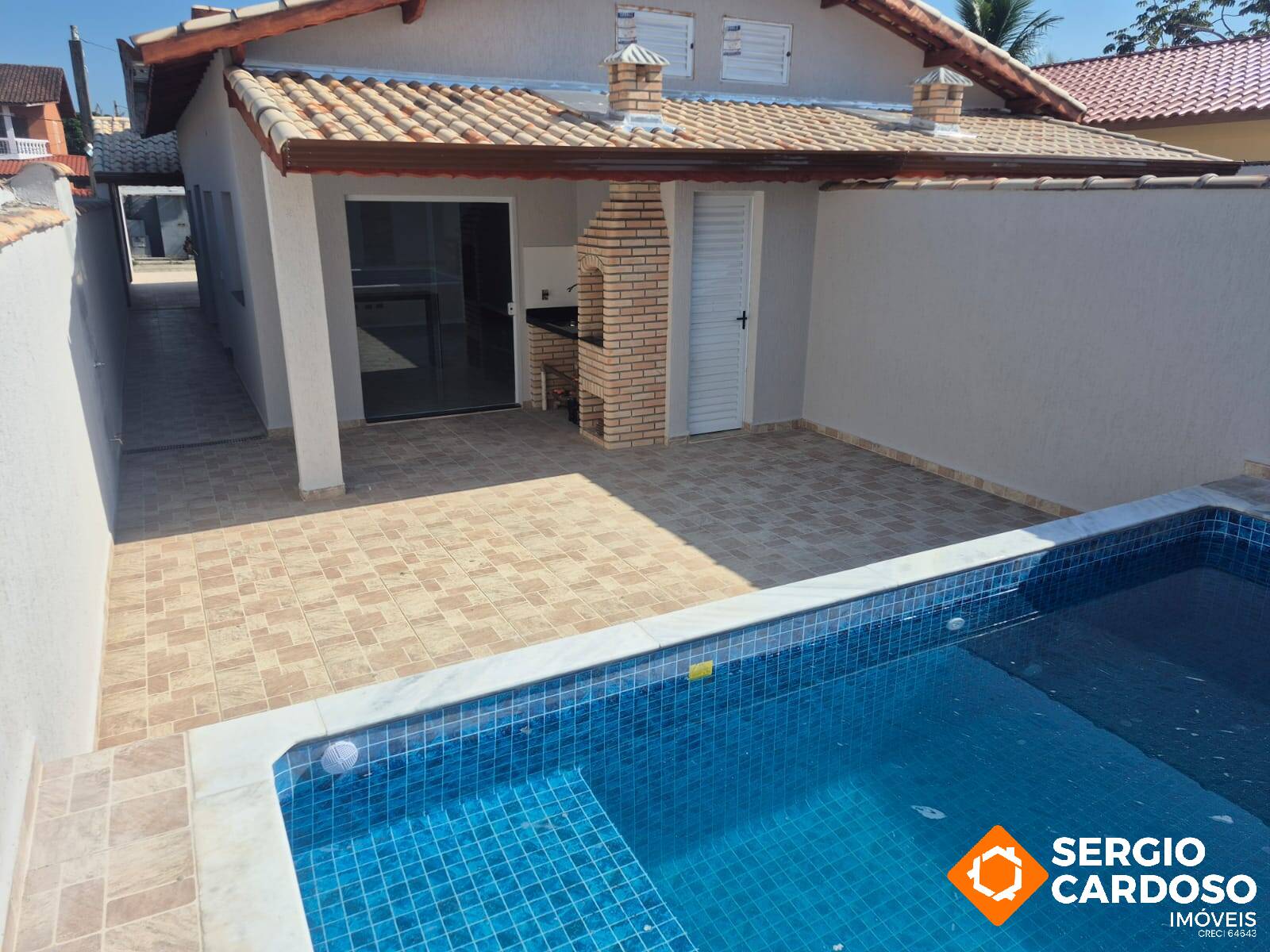 CASA NOVA COM PISCINA EM ITANHAÉM – LADO PRAIA | JD. GRANDESP ITANHAEM/SP