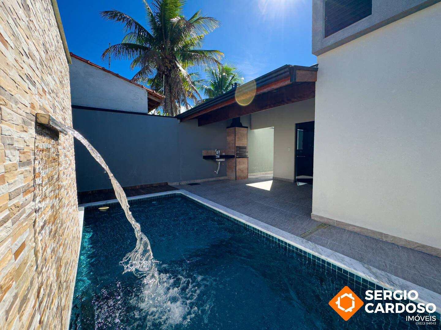 CASA COM PISCINA NA PRAIA! 3 QUARTOS 2 SUITES - BOPIRANGA - ITANHAEM/SP